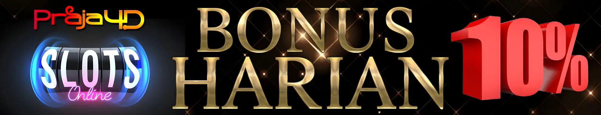 Praja4d - Bonus Harian 10%